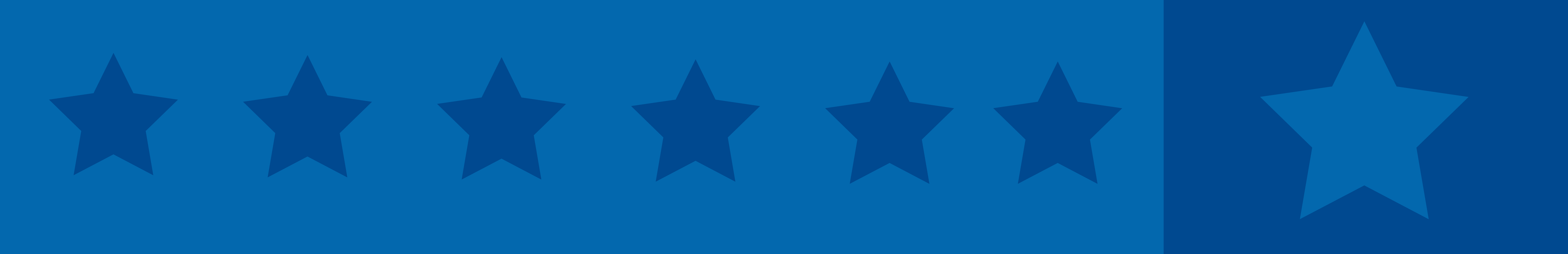 divider - blue banner with stars across